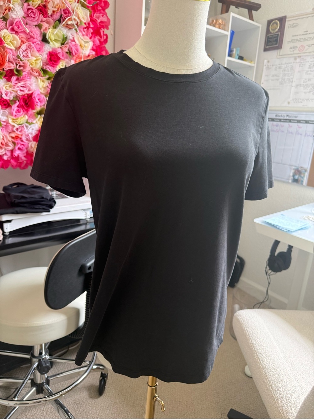Classic Black Crewneck T-Shirt